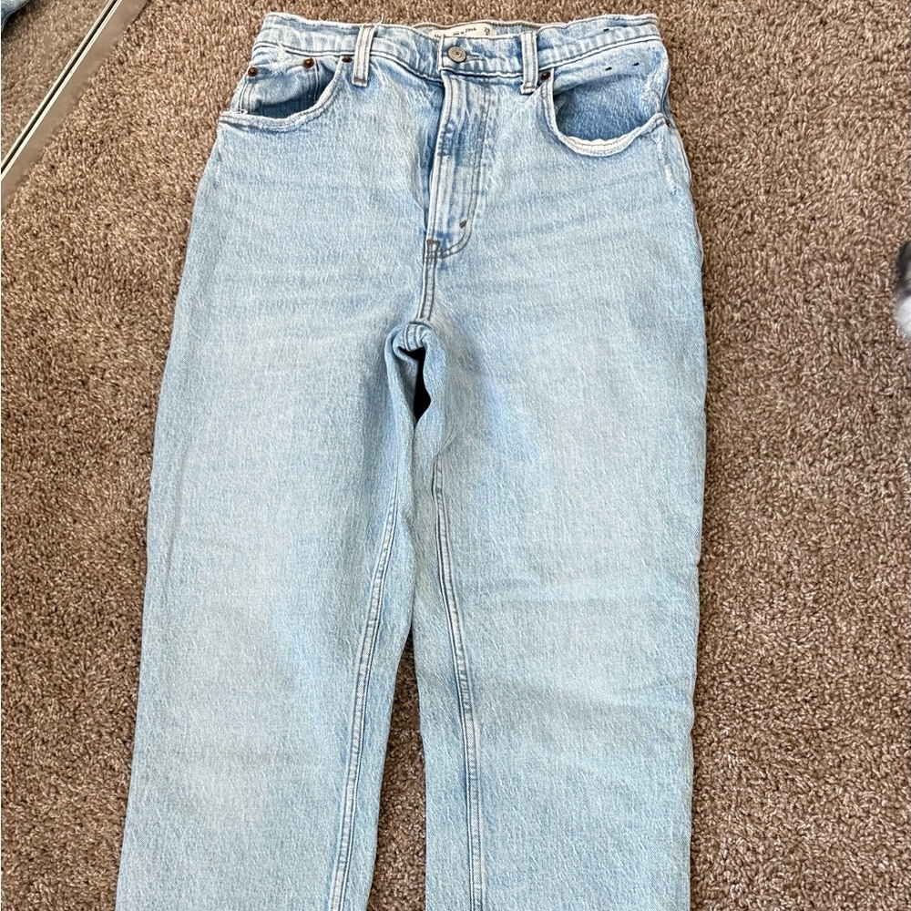 Abercrombie and Fitch Jeans The 90s Straight Ultra High Rise Curve Love 8R/29